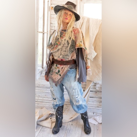 Magnolia Pearl “The Annointed One” Poncho #356 - Picture 3 of 14